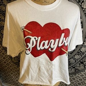 Playboy Bunny Cropped T Shirt